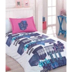 Özdilek Girl Denim Tek Kişilik Nevresim Takımı