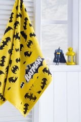 Özdilek Batman Dark Lisanslı Çocuk Havlu Bornoz Seti 7/8 Yaş